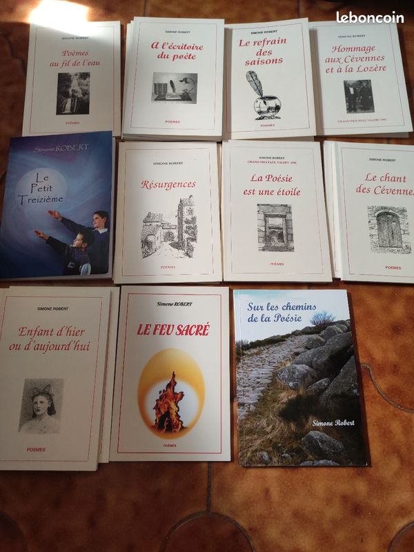 Recueil de poésies de Simone Robert (image 1)
