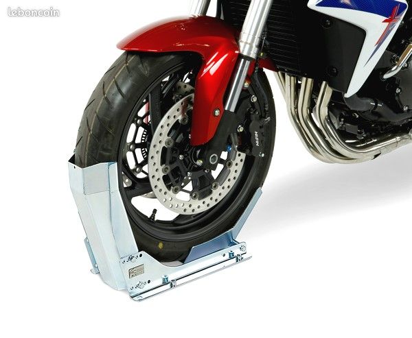 Béquille Bloque roue de moto ACEBIKES modèle à fixer sur une remorque ou au parking (image 1)