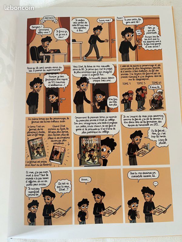 BD Elliot au Collège Tome 1 – Panique en sixième – Neuf (image 3)