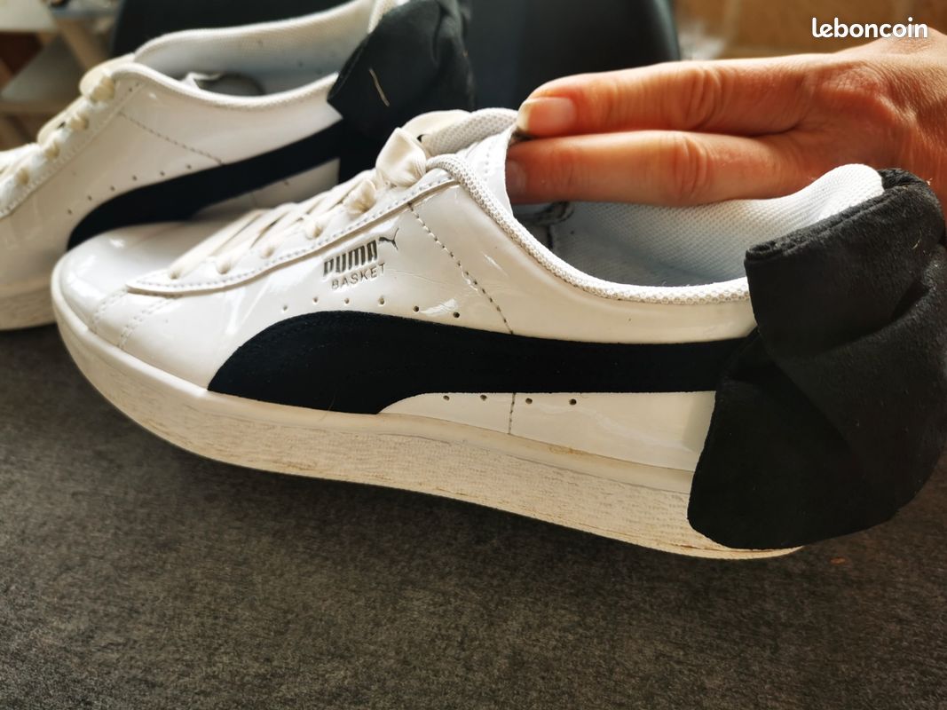 Lacet Chaussure Puma Femme Avec Noeud Basket Puma Avec Noeud