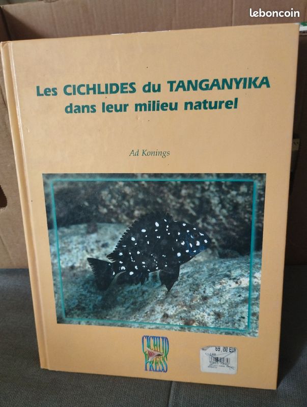 Les cichlides du Tanganyika dans leur milieu naturel, ad konings (image 1)