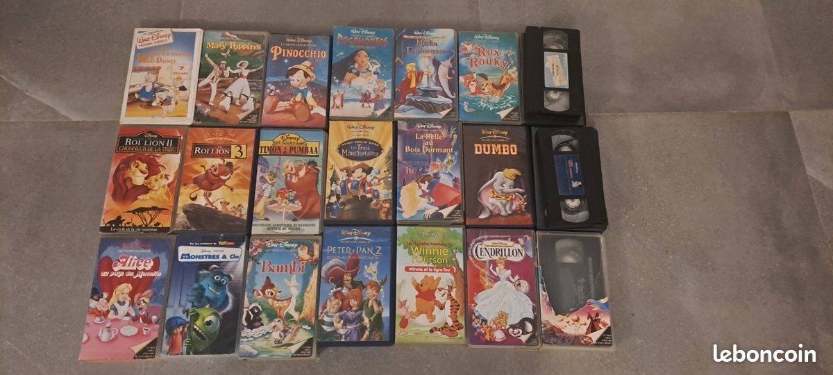 Lot Walt disney vhs (image 1)