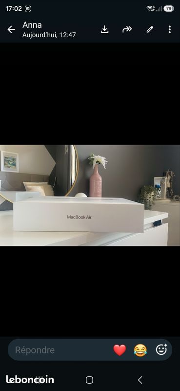 Apple Macbook Air 3 en TBE (image 2)