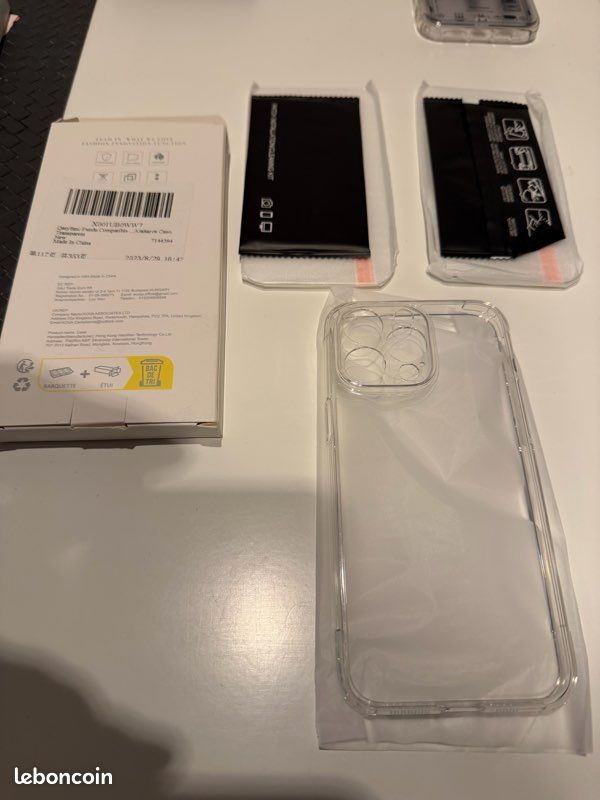 Coque Iphone 16 pro Max + 2 verres trempé (image 1)