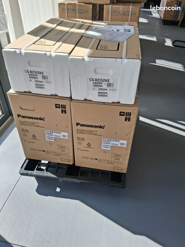 Panasonic BZ Series Air Conditioner Kit 9000BTU 2.5kW A++/A+ CU-BZ25ZKE + CS-BZ25ZKE Inverter Wifi Ready R32