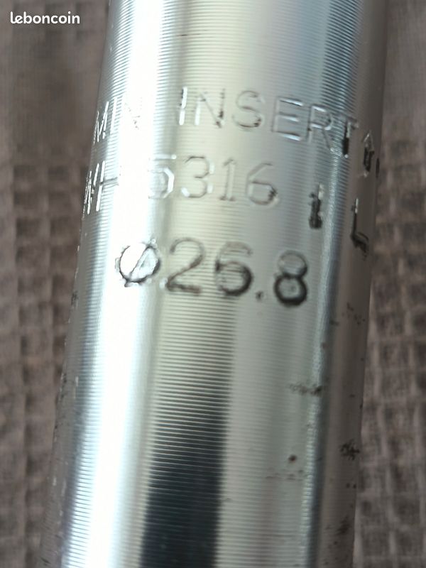 Tige De Selle 1 pièces vélo Tige de Selle 26.8 27.2 28.6mm VTT VTT siège