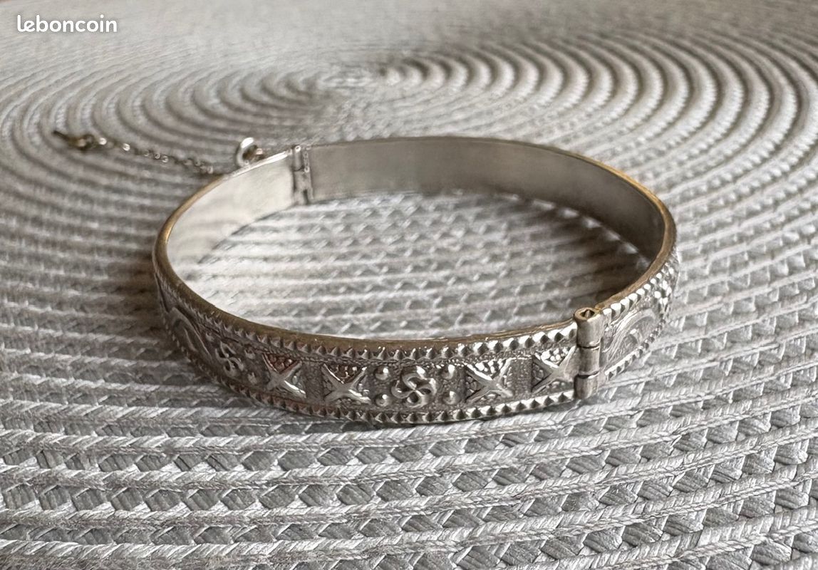 Bracelet Ancien En Métal - Bijou Vintage, Occasion