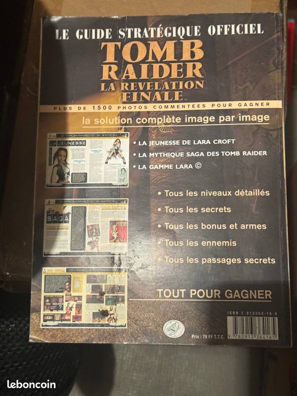 Guide tomb raider révélation finale français neuf - Livres