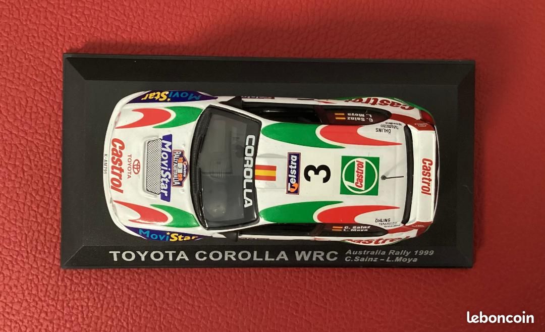 Figurine Rallye 1/43 – Toyota 1997 – Carlos Sainz – Occasion
