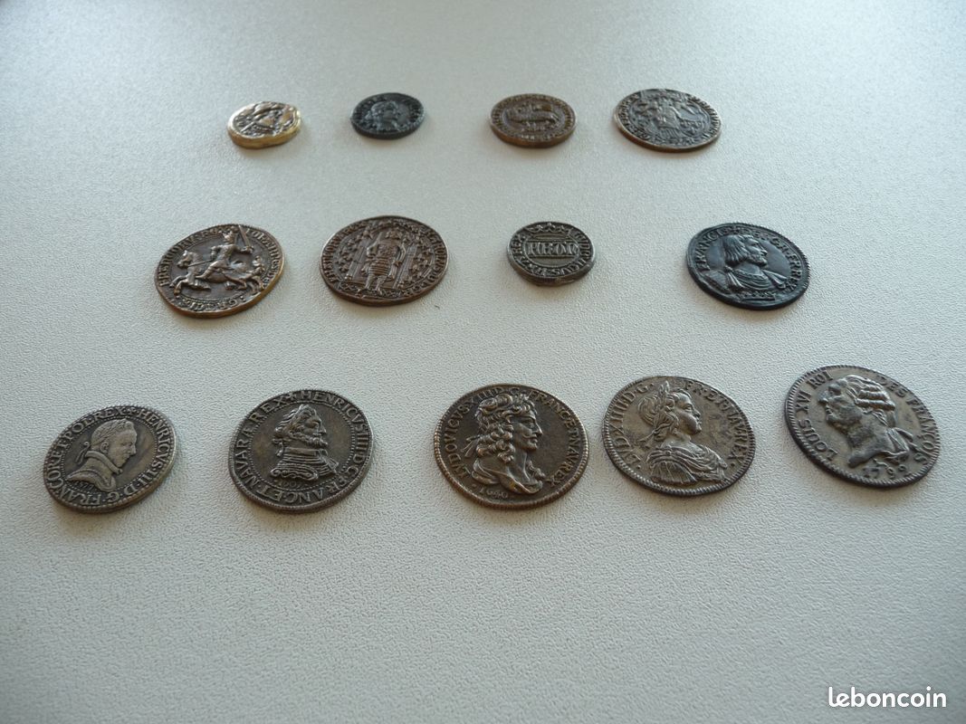 13 jetons Collection BP "Le Trésor des Rois de France" (image 15)