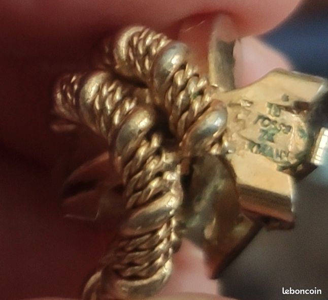 Piece rare paire de clips marque dior boucles d' oreilles