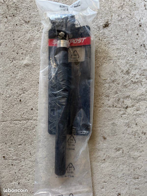 Pompe Vélo Zefal Solibloc - Noire - France - VENDUE EN L'ÉTAT (pour Réparation)