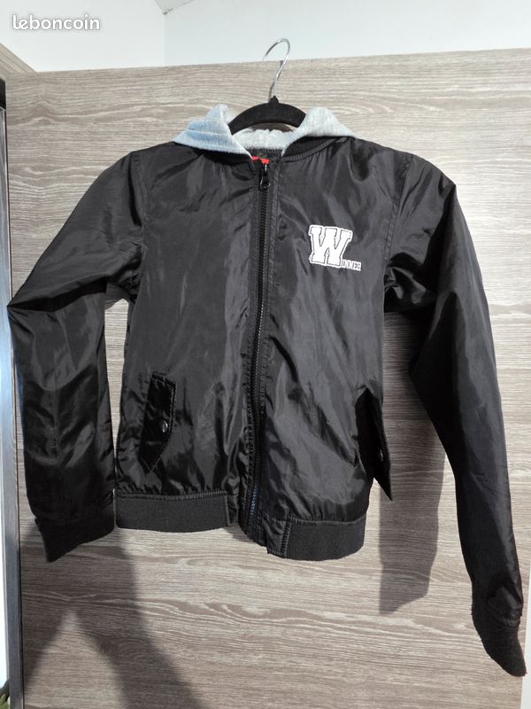 Veste enfant noire 10 ans (image 4)