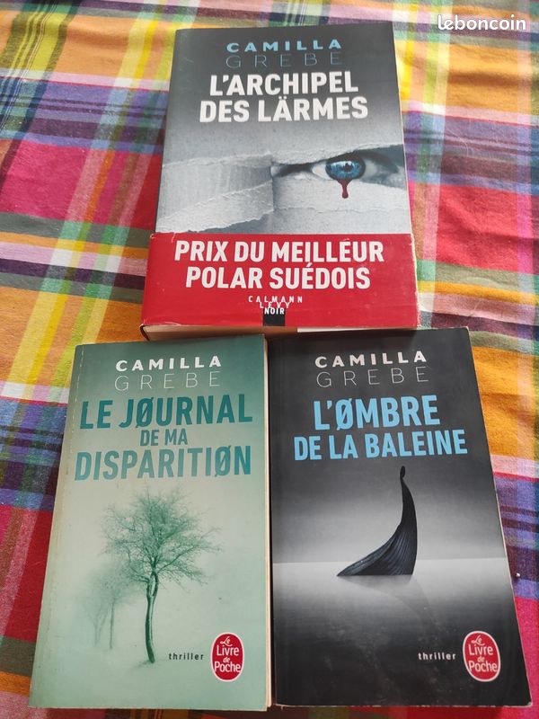 Lot de 3 livres de Camilla Grebe (image 1)