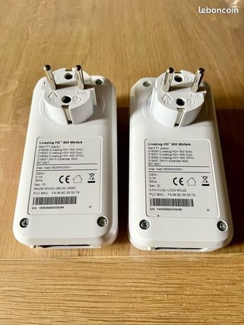 Orange Liveplug HD+ Duo Pont HoePlug 1.0 (Paquet de 2