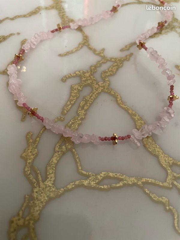 Collier Femme Pierres Naturelles – N°14 – Fantaisie – Neuf Sans Emballage