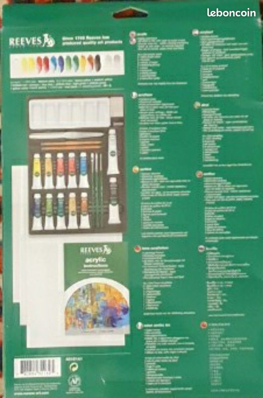 REEVES set de peinture complet acrylique (image 2)