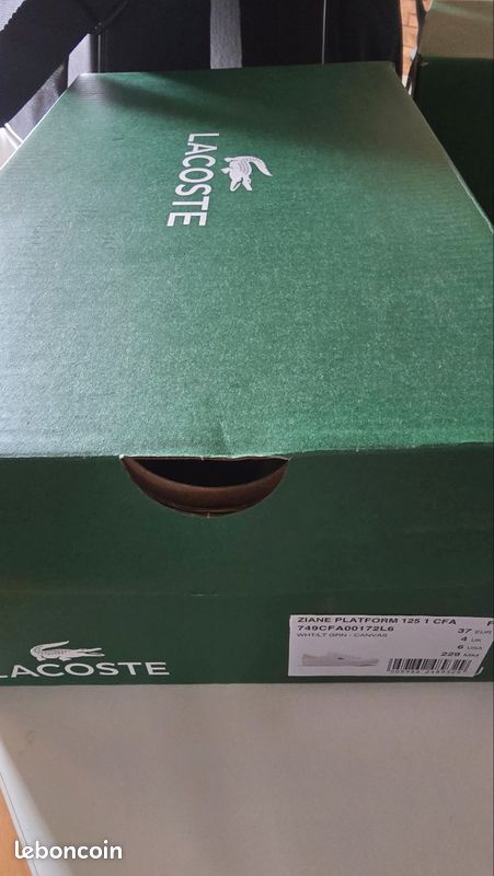 Lacoste Chaussures compensées Ziane 125 1 CFS pour femme, blanc/clair (image 5)