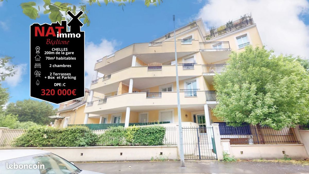 Appartement 3 pièces 70 m² · à Chelles · 70 m² · 320 000 €