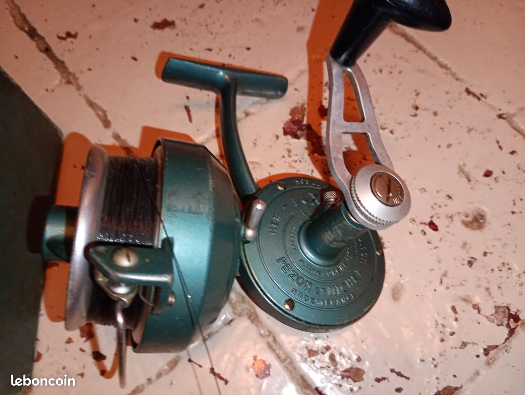 MOULINET ANCIEN LUXOR N*3 Mer et Saumon dans sa boite + accessoires EUR