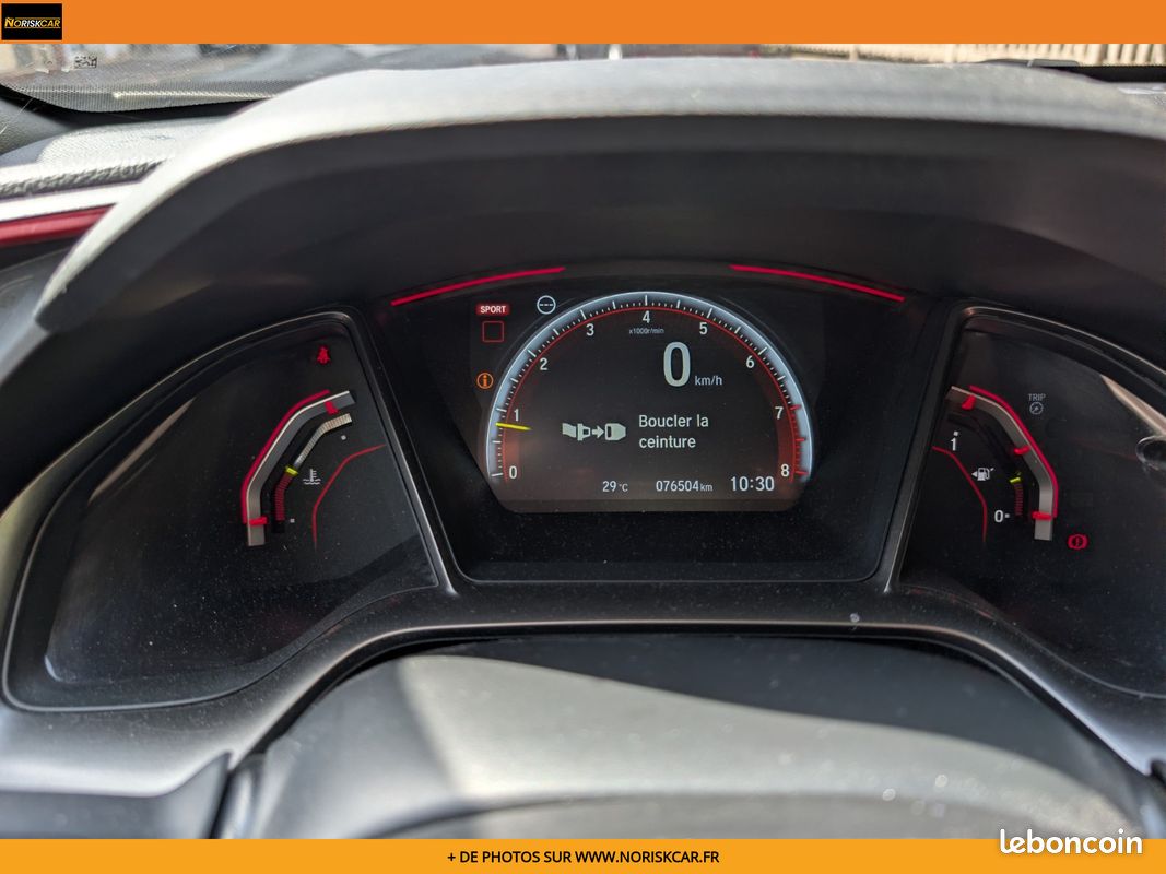HONDA CIVIC TYPE R 2.0 i-VTEC Type R - Ligne Milltek - FK8 - Caméra De Recul (image 25)