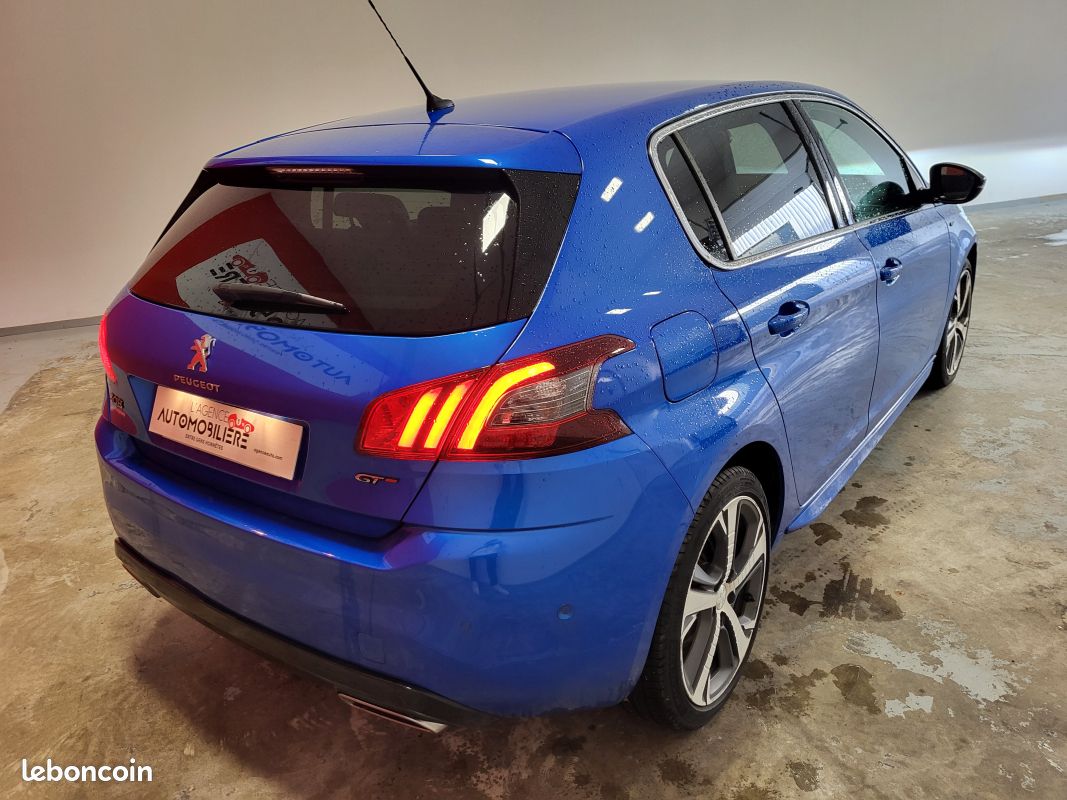 Peugeot 308 peugeot 308 ii 130 s&s gt eat8 - bleu vertigo - distribution ok mars 2026 (image 7)