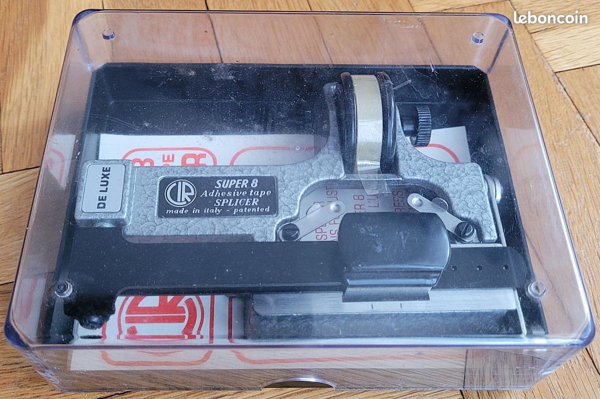 Colleuse CIR De Luxe New Matrix Pour Film Super 8 - Avec Coffret Et Docs