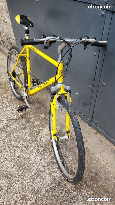 Vélo VTC VTT Racer 26 pouces Fourche télescopique et amortisseur