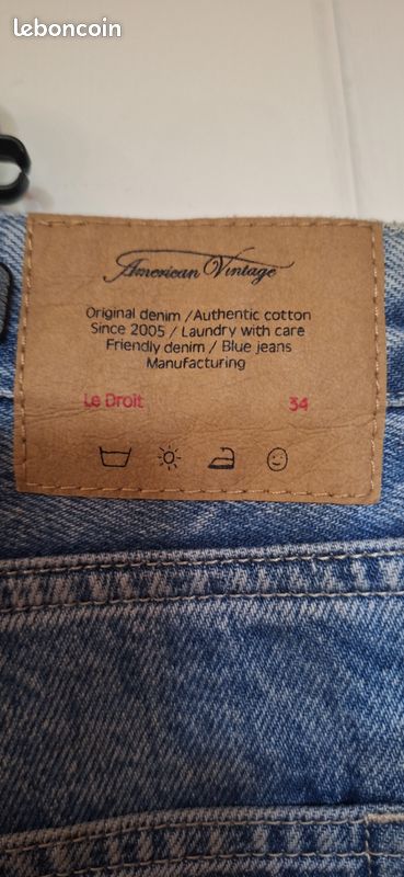 Jeans toile épaisse (image 4)