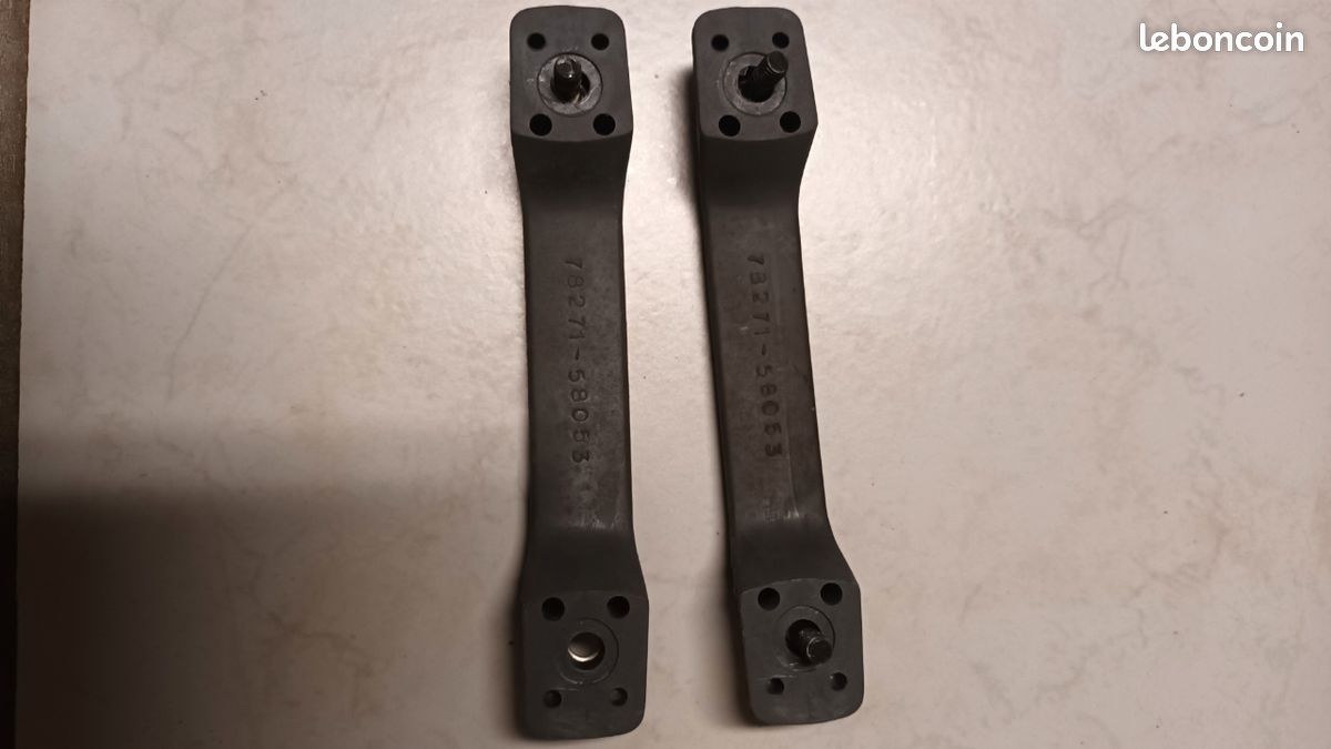 Poignée Porte Intérieure Voiture Suzuki - Pour Jimny 2000-2004 & Grand Vitara 1999-2005 - Paire Gauche/Droite Gris Texturé