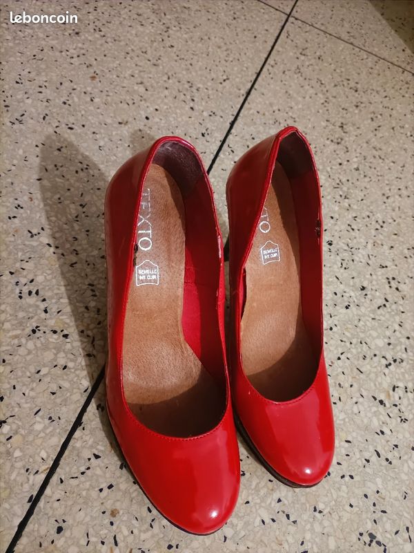 Escarpins femme rouge pointure 39 Chaussures - Main Image
