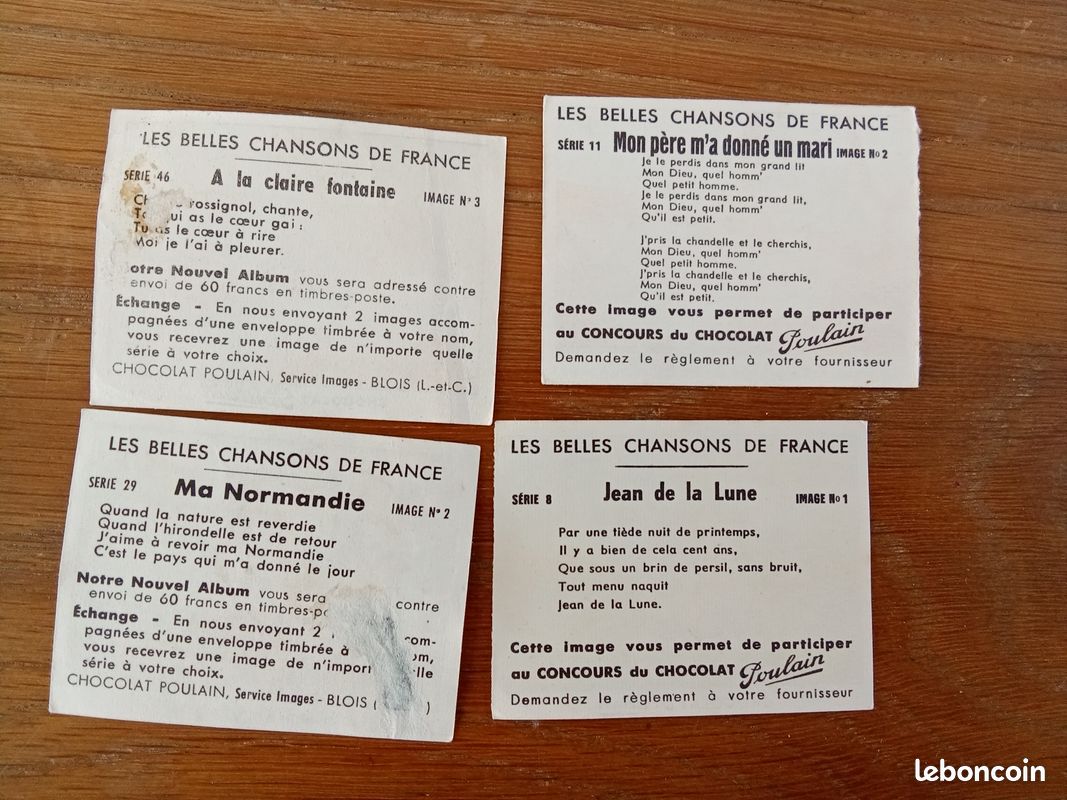 Gros lots d’images publicitaires, poulain, Nestlé, etc (image 17)