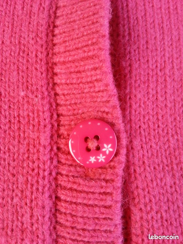 Gilet 8 ans fille laine 14% (image 2)