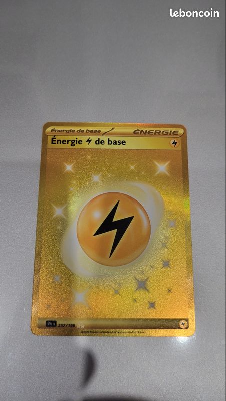 Carte Pokémon Énergie électrique de base 257/198 Écarlate & Violet FR (image 3)