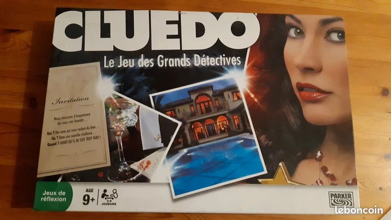 Jeu De Société Cluedo Parker - Version Complète Et En Parfait état