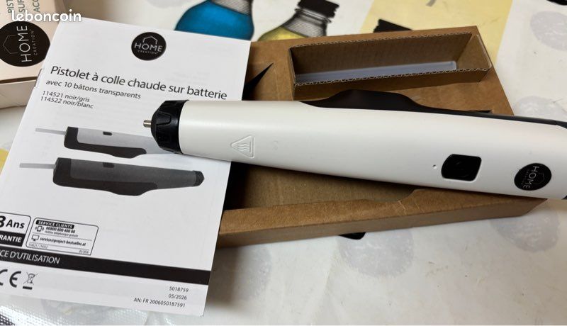 Pistolet À Colle Chaude Sans Fil Usb Pistolet À Colle Rechargeable Fit