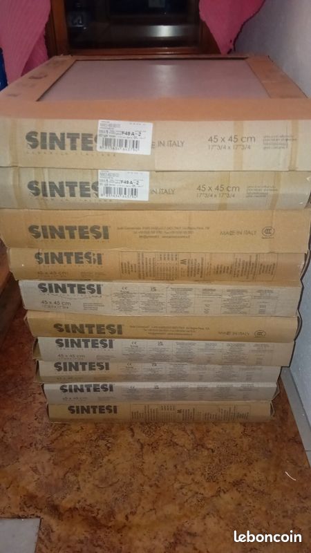 Lot de 16 m2 de carrelage intérieur 45x 45 cm , couleur beige, neuf (image 1)