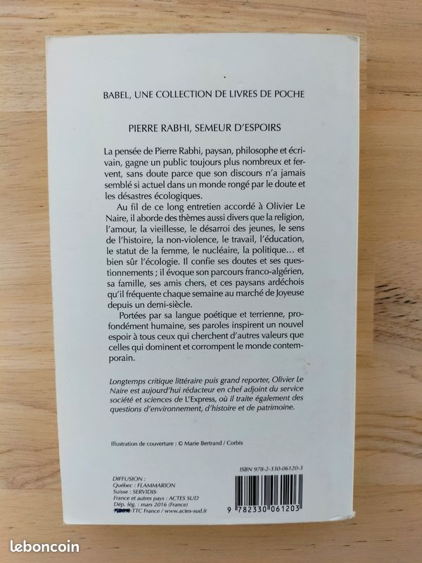 Pierre Rabhi Semeur d'espoirs de Olivier Le Naire (image 2)