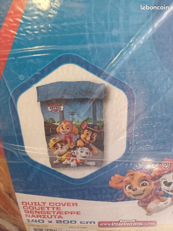 Couette Paw patrol 140x200cm (image 1)