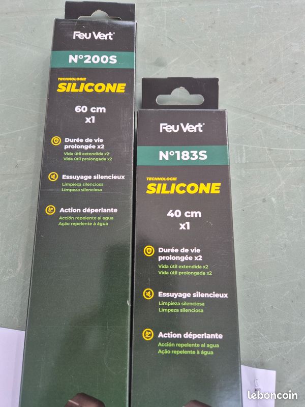 Paire d'essuie-glaces SILICONE - Dacia Lodgy (Neufs) (image 1)