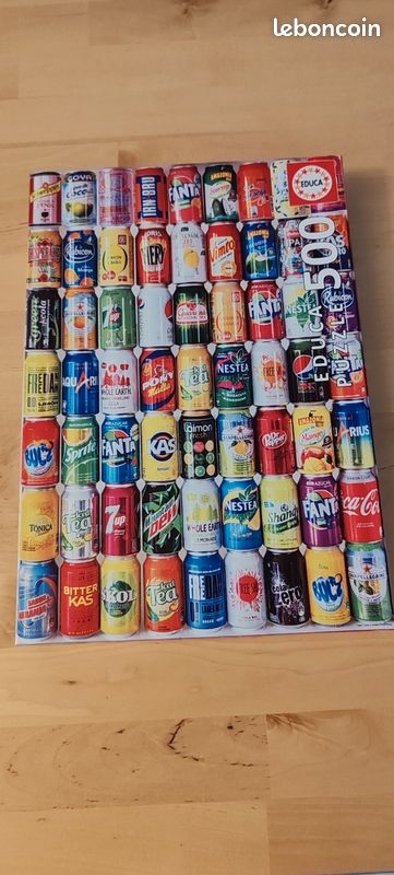 Educa 500 CANETTES DE SODA/BLIKJES FRISDRANKEN pas cher