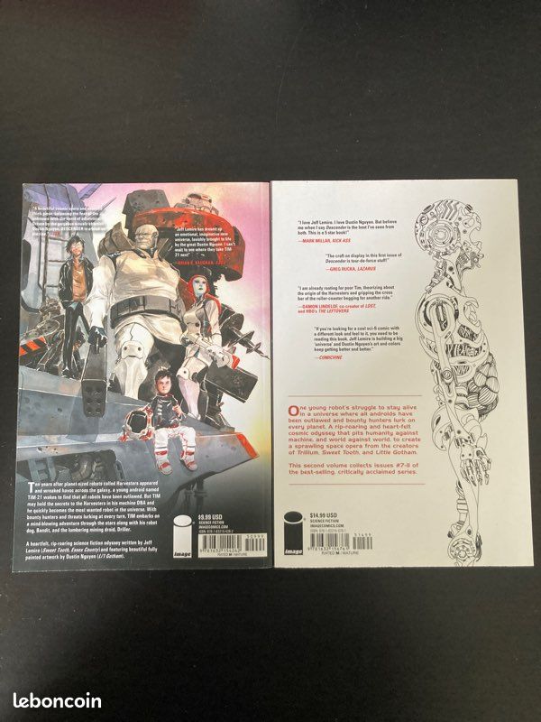 Descender tome 1 et 2. En anglais édition image comics (image 2)