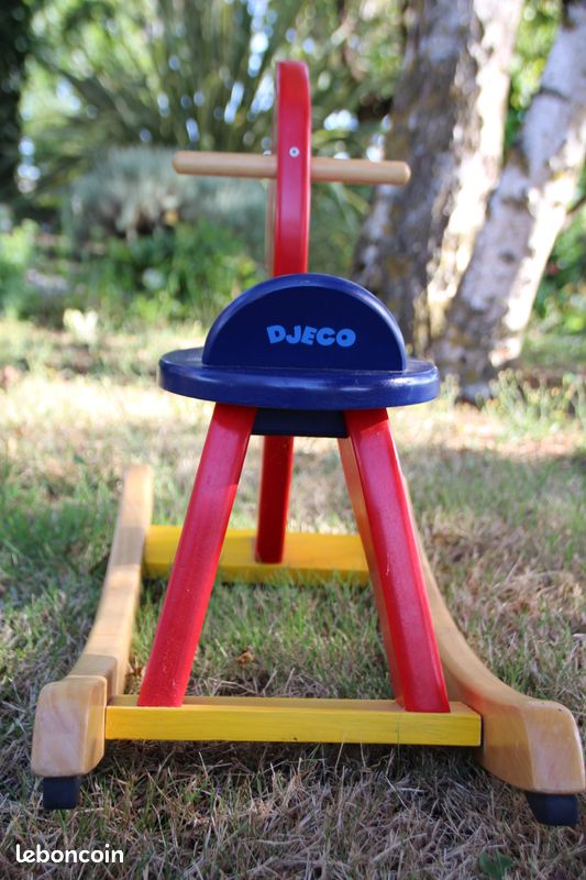 Cheval à bascule en bois DJECO (image 3)