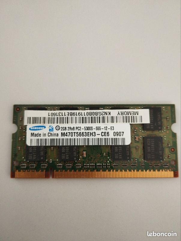RAM 2Go PC2 So-Dimm SAMSUNG (image 1)