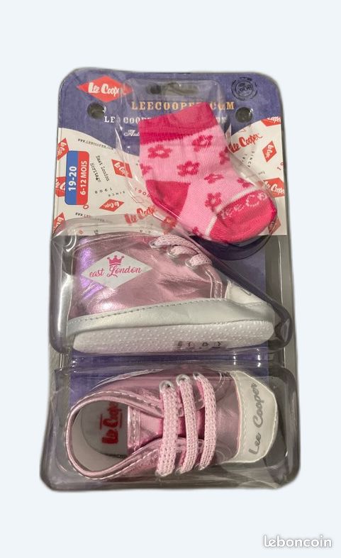 Chaussons bébé 19-20 6/12 mois Neuf (image 1)
