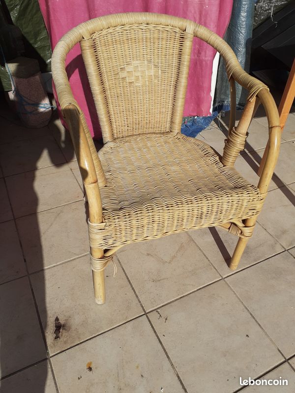Fauteuils rotin (image 3)