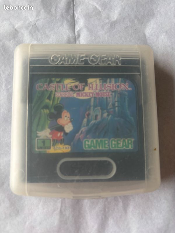 Jeu Castle Of Illusion Sur Sega Game Gear – Avec Boîtier Officiel – Bon état