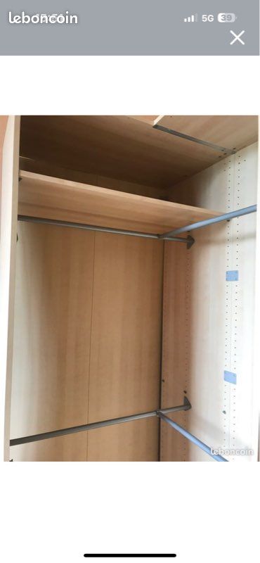 Dressing d angle pax ikea couleur chêne (image 3)