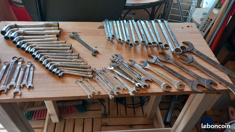 Lot de 8 cles mixtes - Brico Dépôt