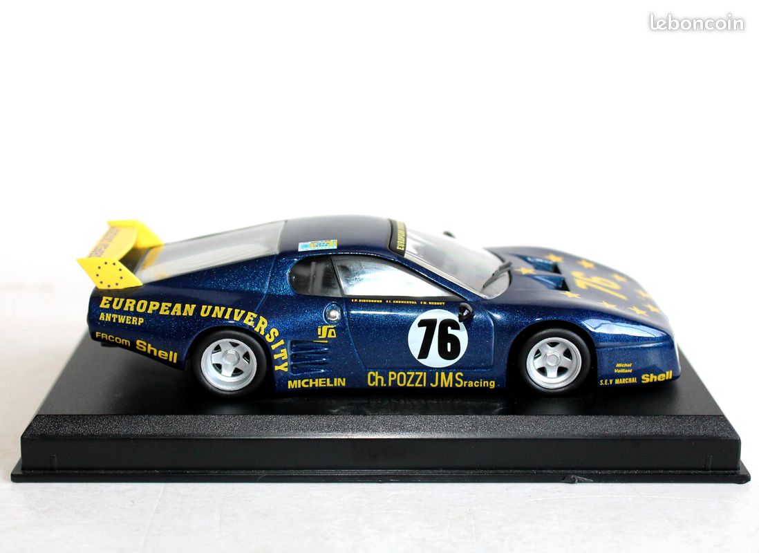 Ferrari bb512lm 1981 pozzi 76 miniature auto 1/43 voiture course racing 24h du mans (image 3)